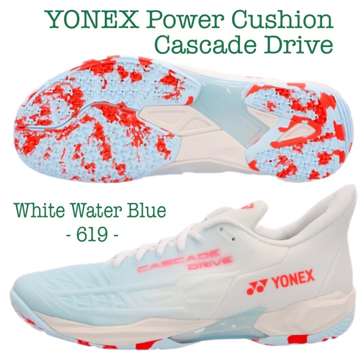 YONEX Badminton Shoe Power Cushion Cascade Drive Indoor Gym