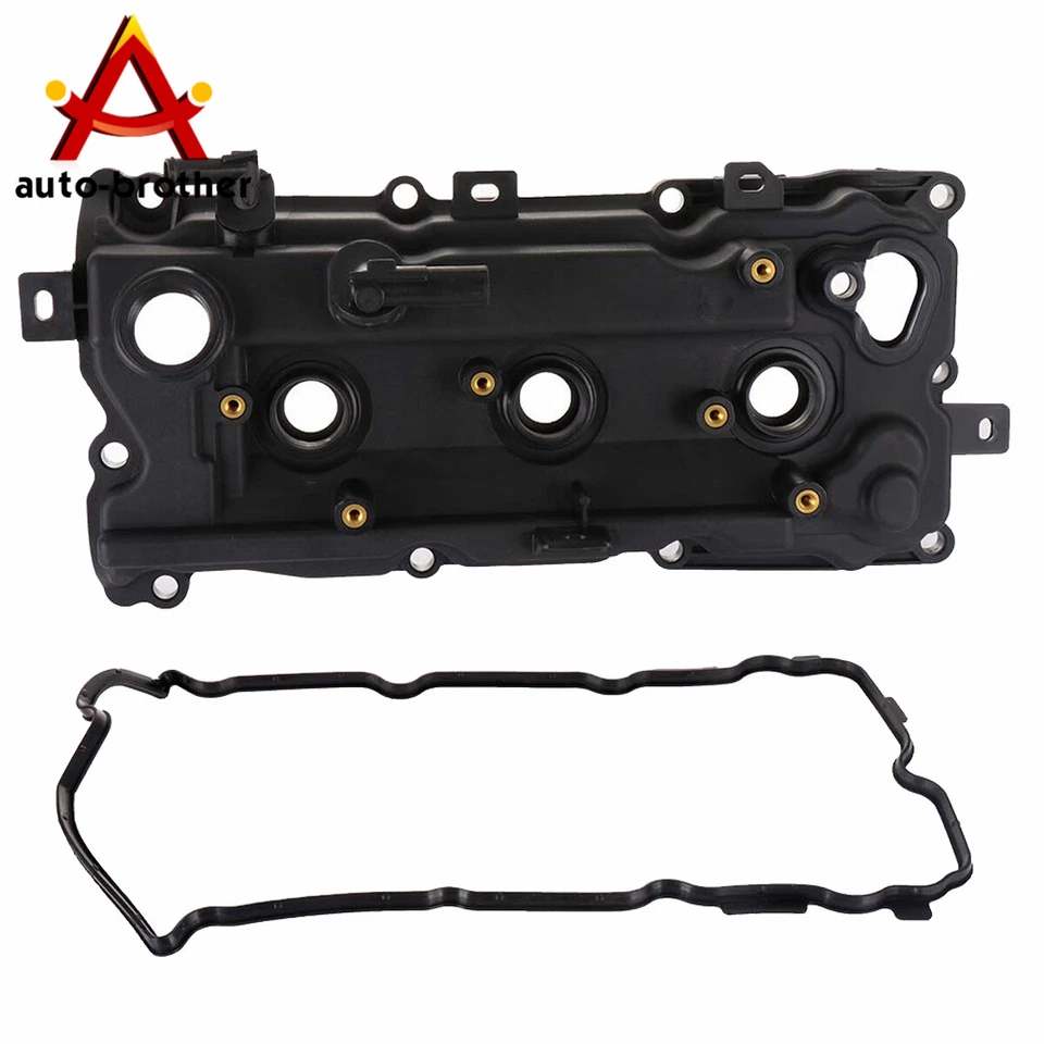 LH & RH Engine Valve Cover W/ Gaskets Fit For 2009-2015 NISSAN Murano Quest 3.5L - Image 3 of 4