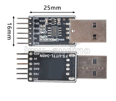1-10pcs USB to TTL Serial Port CH340N 5V to 3.3V Converter Adapter Board Module
