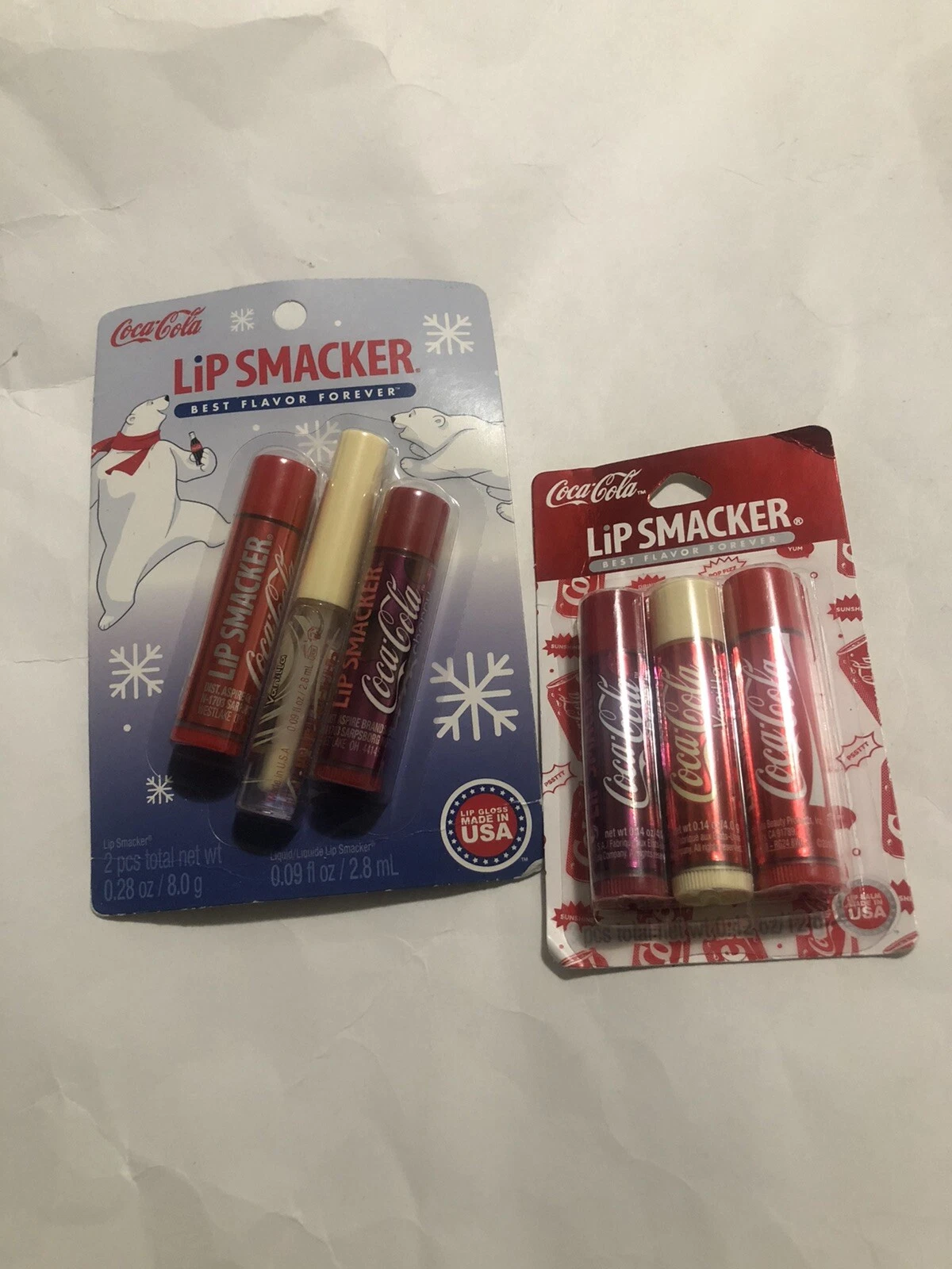 Coca Cola Lip Smacker Lip Glosses (2) 3-Packs