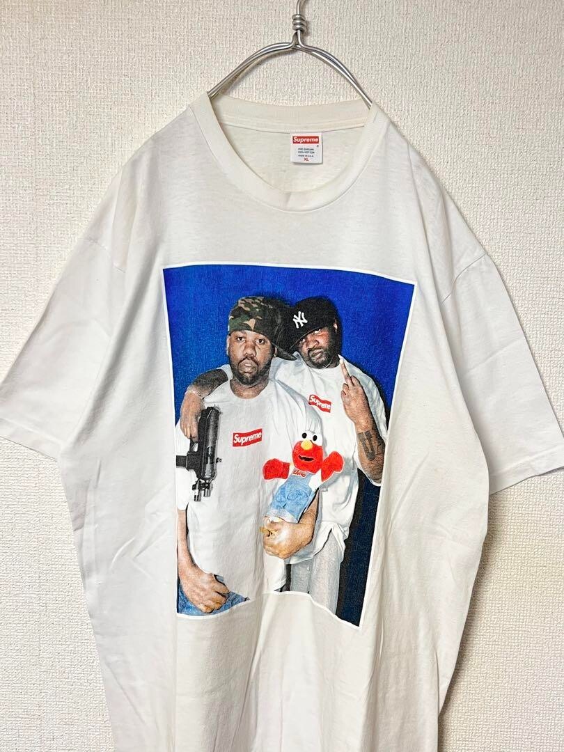 Supreme Ghostface Killah Raekwon 05Fw Elmo Photo Tee White T-Shirt