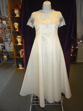 Beaded Neckline Flower Girl Dress by Michaelangelo for David's Bridal