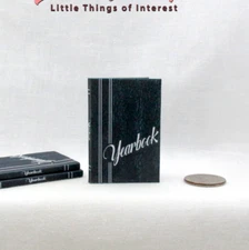 1:6 Scale HIGH SCHOOL YEARBOOK Playscale Miniature Illustrated Book