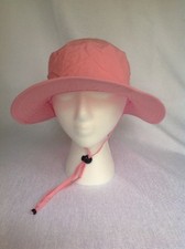 NEOSAN Sport Sun Protection Adjustable Wide Brim Mesh Hat - Pink