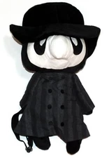 Halloween Purse Plague Doctor Stuffed Animal Backpack Bag Plush Doll Adjustable