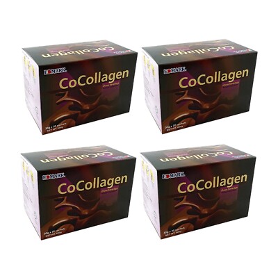 4 Boxes Edmark Cocollagen Chocolate Cocoa Anti Aging Wrinkles Lifting