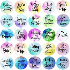 480 Pieces Inspiring Planner Stickers Inspirational Quote Stickers Encouraging S