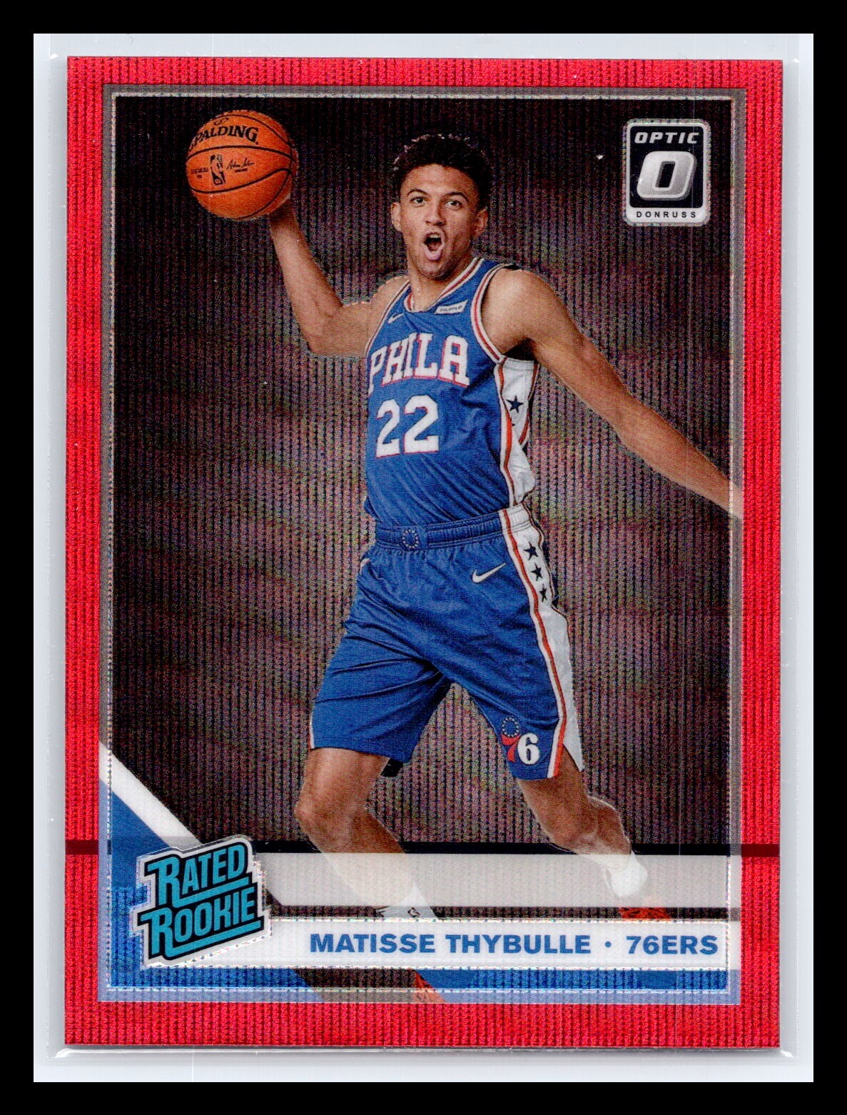 2019-20 Donruss Optic NBA #192 Matisse Thybulle Red Wave Prizm Rated Rookie RC
