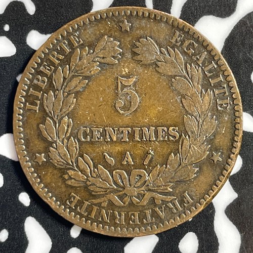 1888-A France 5 Centimes Lot#E3659 - Picture 2 of 2