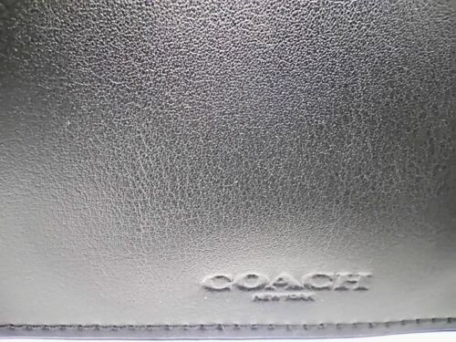 Coach 9” Bolso sin asas de cuero accesorio con cremallera - Imagen 5 de 6