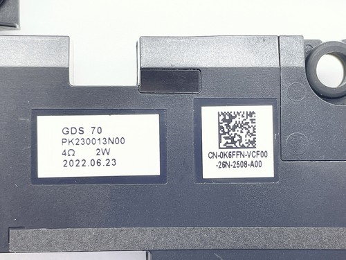 Interner Lautsprecher L+R GDS70 für Dell Alienware X17 R1 X17 R2 0K6FFN K6FFN - Afbeelding 4 van 4