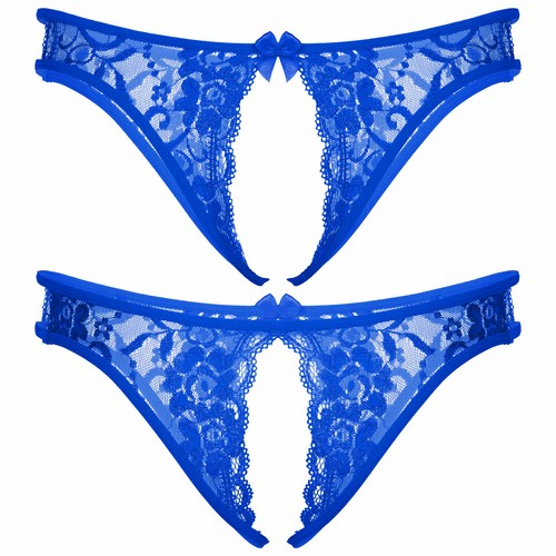Calzoncillos para hombre sin entrepierna ropa interior Sissy malla transparente bragas de encaje - Imagen 110 de 181