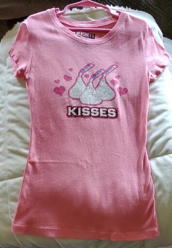 Hershey's Kiss Pink Shirt 2009 Girl's Size S 6/6x