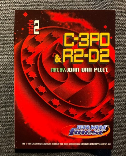 Star Wars Finest 1996 Topps Chromium Trading Cards + Refractor & Chase - Singles - Picture 340 of 358