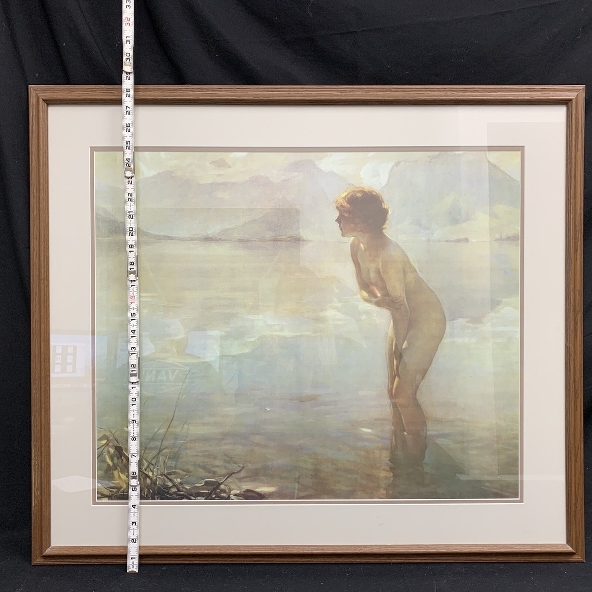 洋画　ポール・シャバス　九月の朝　September Morn 複製画 a032-111900.jpg