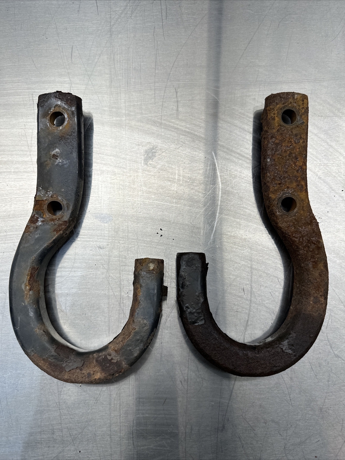 19881998 OEM Chevy Silverado GMC Sierra Tow Hook Pair Set eBay