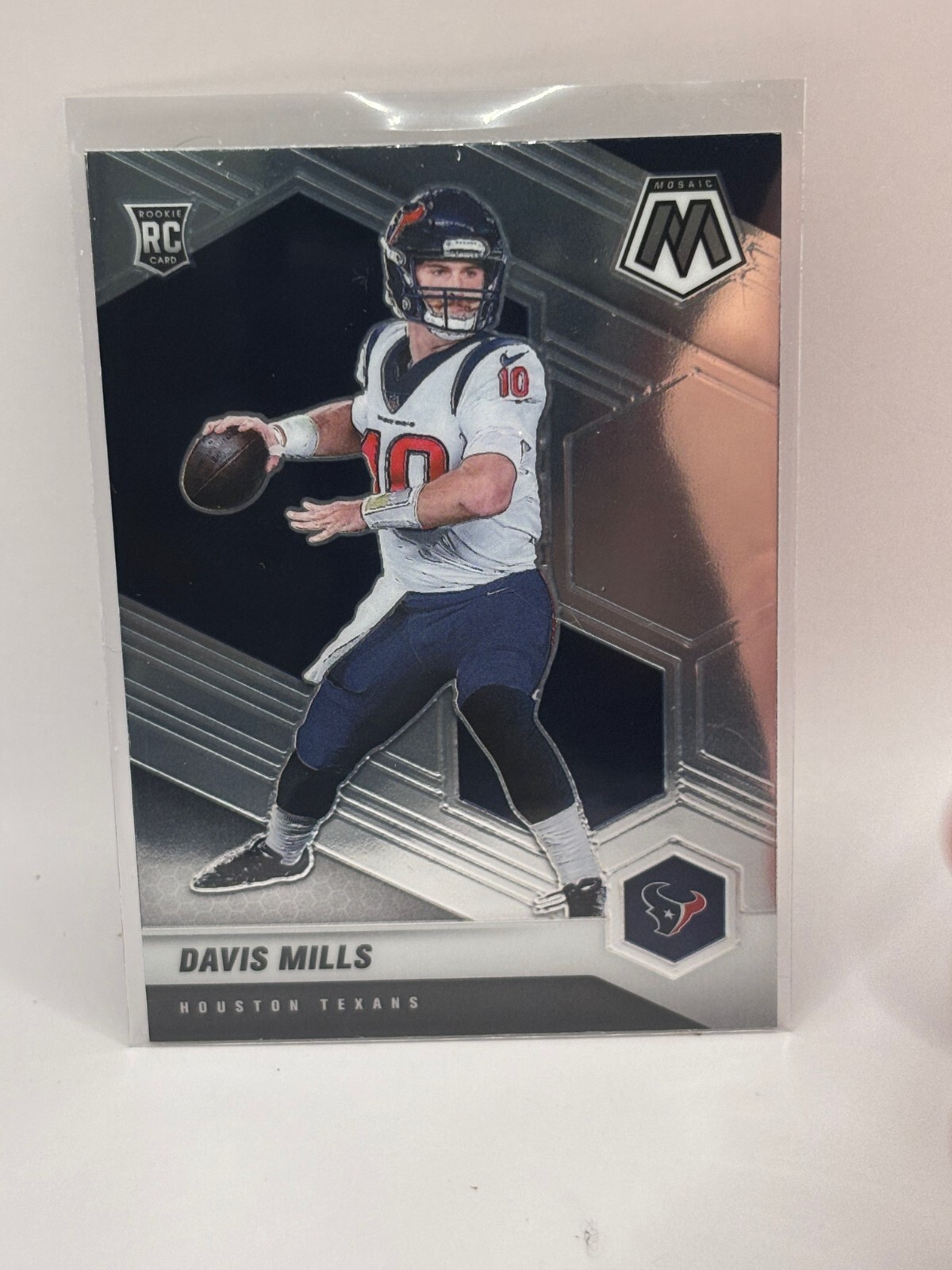 2021 Panini Mosaic Football Davis Mills RC Rookie - Houston Texans #322