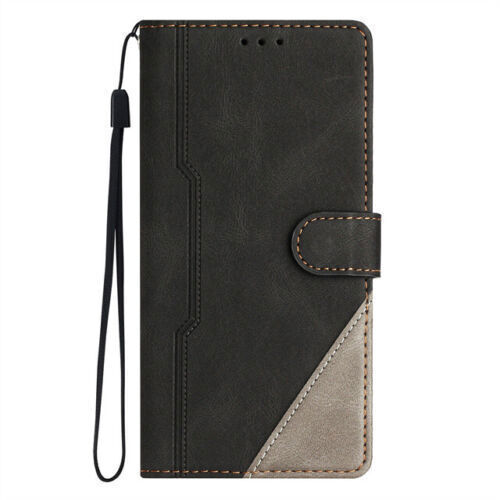 Splice Leather Wallet Cover Case For Motorola E13 E20 E30 E22S X30 Edge E7 - Picture 8 of 12
