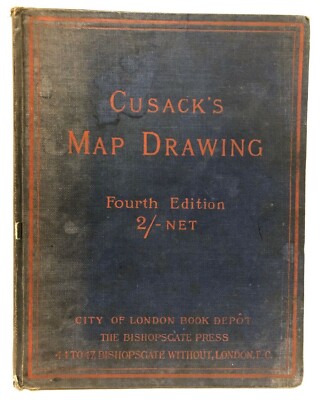 Cusack's Map Drawing by Percy W. Ryde, Vintage 1906 hardback