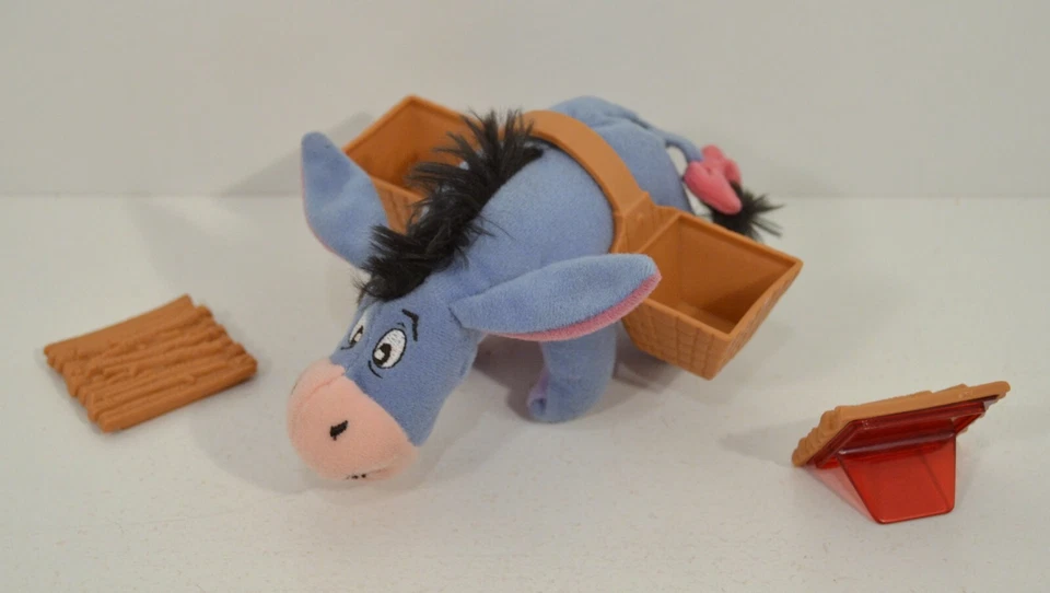 Figura de acción de peluche Eeyore 2005 5" McDonald's Europa Disney Winnie the Pooh Foto 3 de 4