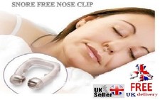 2 Stop Snoring Nose Clip Snore Free Sleep Advancement Device Magnetic Ring Aid
