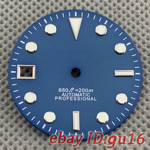 Reloj de 29 mm esfera y manecillas ajustadas movimiento NH35 9 en punto corona reloj para zurdos - Imagen 51 de 68
