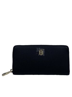 Tommy Hilfiger Element Large Zip Around Wallet Geldbörse Black Schwarz