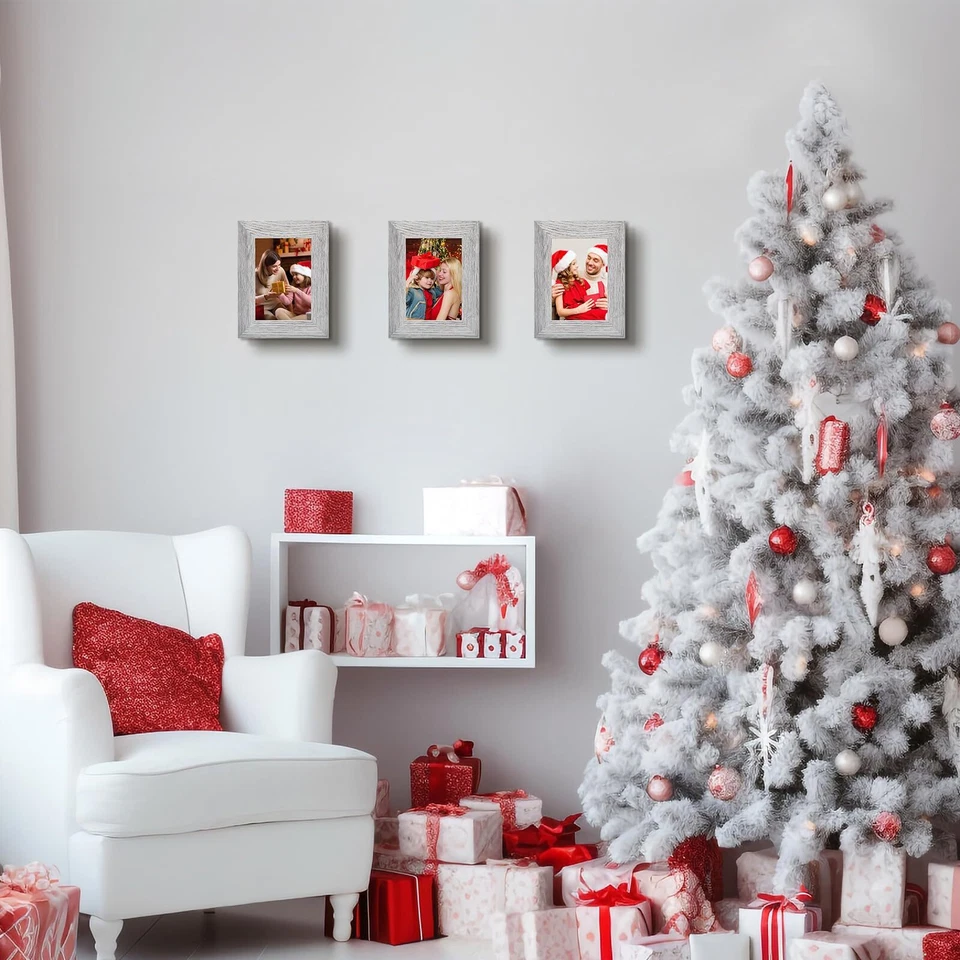 5x7 灰色相框仿旧风格宽模真玻璃 10 包 — 第 4/4 张图片