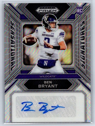2024 Panini Prizm Draft Picks Ben Bryant Sensational Signatures #SS-BBT Auto - 第 1/2 張圖片