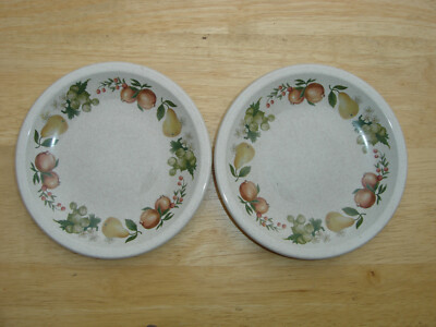 WEDGWOOD QUINCE 6-1/4'' INCH BREAD BUTTER PLATE DISH SET OF TWO
