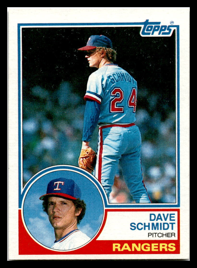 1983 Topps #116 Dave Schmidt EX /NRMT
