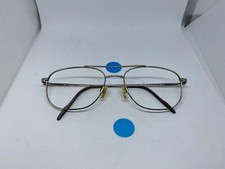 Eyeglasses Aviator havana Pewter Vintage Frame only structures 4 56-18 145
