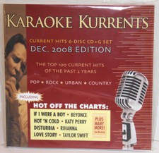 KARAOKE CD G KURRENTS Dec-2008 Edition 6 Disc Set Rock,Pop,Urban,Country New  