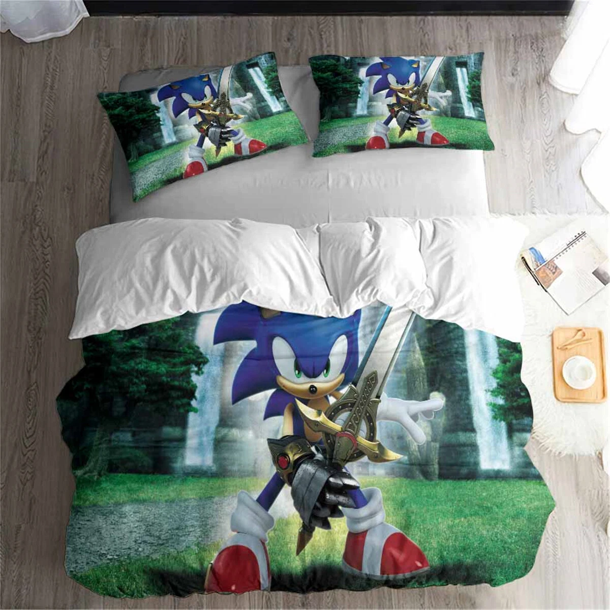 Sonic The Hedgehog Bedding Set, Bedroom Decoration