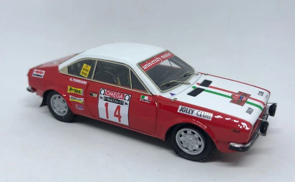 kit Lancia Beta Coupé #14 Ambrogetti Rallye Elba 1975 - Emmebi Models kit 1/43 - Immagine 3 di 4