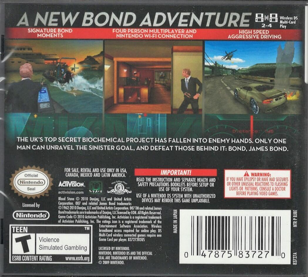 007 Blood Stone - Nintendo DS 