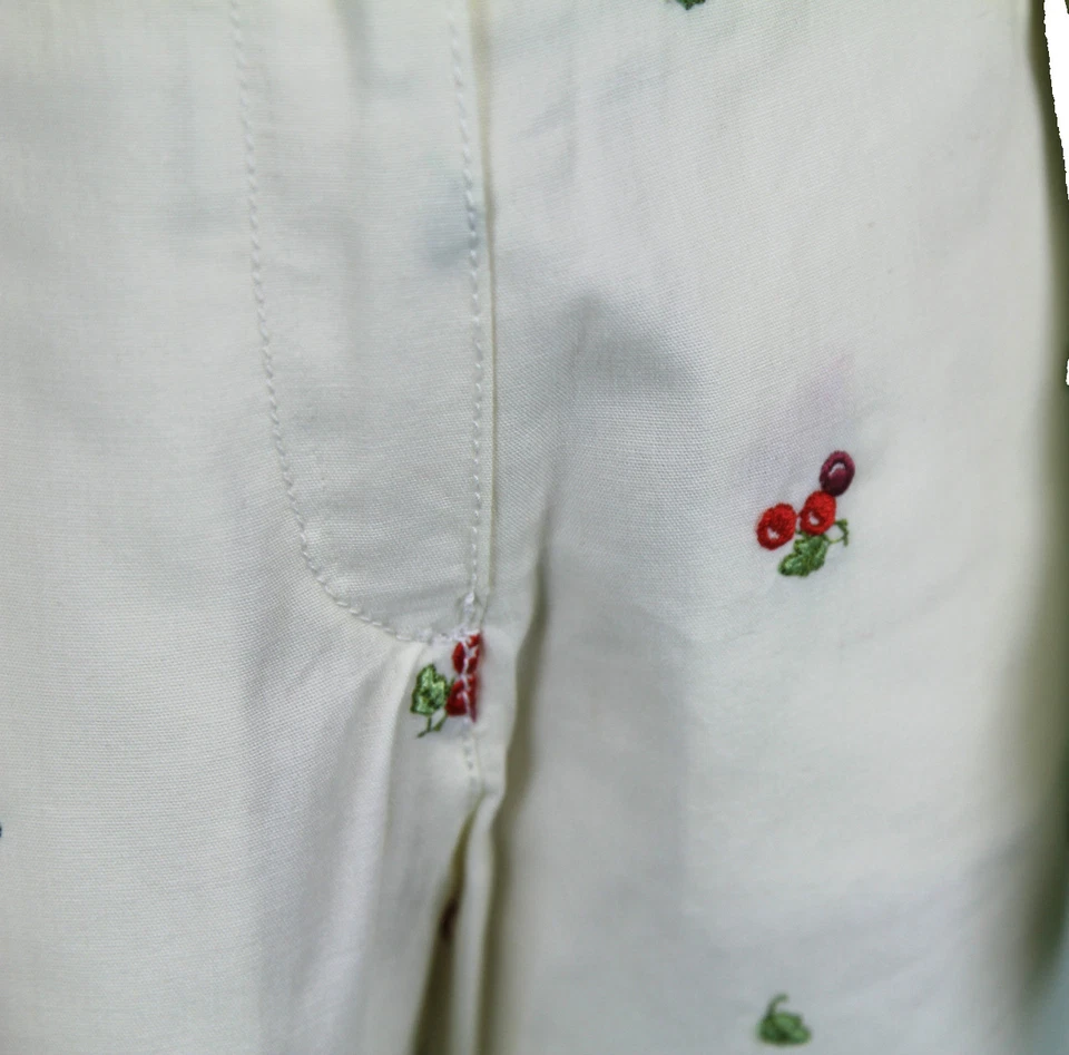 Pantalón JACADI Niñas Croche Natural/Multi 3/4 Largo Talla: 2 Años Nuevo con Etiquetas $52 Foto 2 de 4