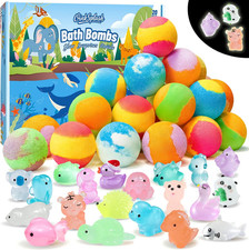 Bath Bombs for Kids with Surprise Inside, 20 Pack Handmade Bath Bomb Gift Set wi