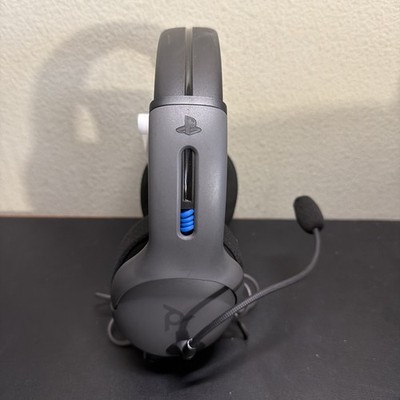 PDP Gaming LVL50 Wired Stereo Gaming Headset for PlayStation PS4, Black Grey