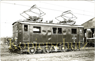 Foto BBÖ T E72 008 in Groß Schwechat 1953