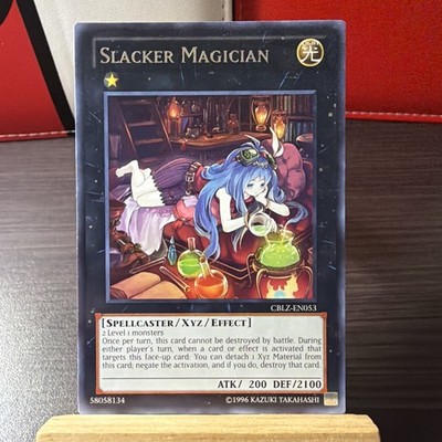 Yugioh Slacker Magician CBLZ-EN053 Rare NM + BONUS HOLO