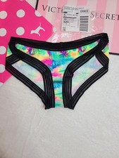 NWT VS PINK 2015 Extra Low Rise Mesh Trim Cotton Hipster Panty Size XS