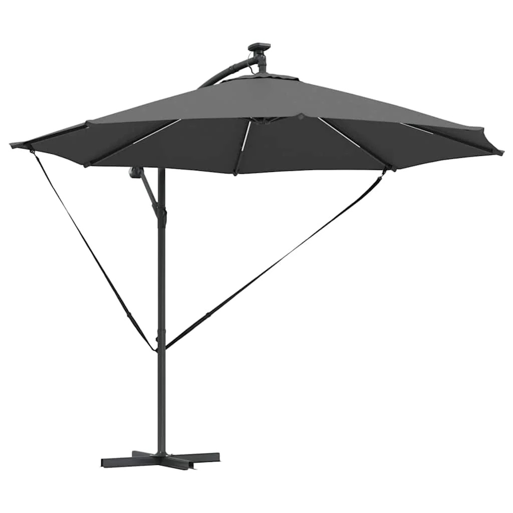 Parasol cantilever moderne inclinable 294 cm grand ombrage anti-UV terrasse