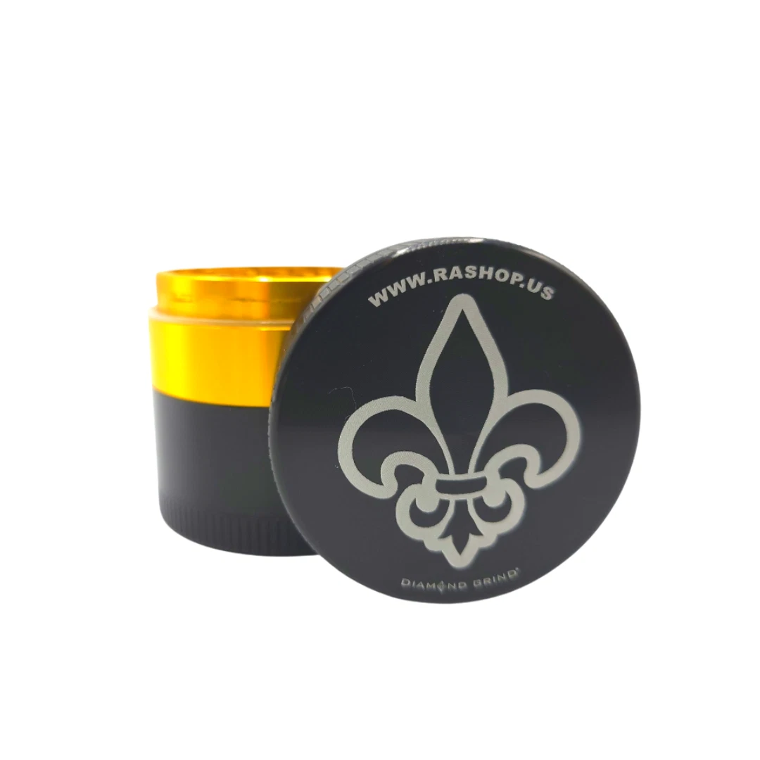 Herb Grinder, 50mm 4-Piece Multi-Chamber Spice Mill Crusher Black & Gold
Opens in a new window or ta