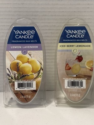 Yankee Candle Lemon Lavender & Iced Berry Lemon Wax Melts 2.6oz 6-Pack