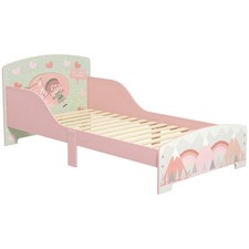 Image of Toddler Bed Frame, Kids Bedroom Furniture for Ages 3-6 Years, Pink