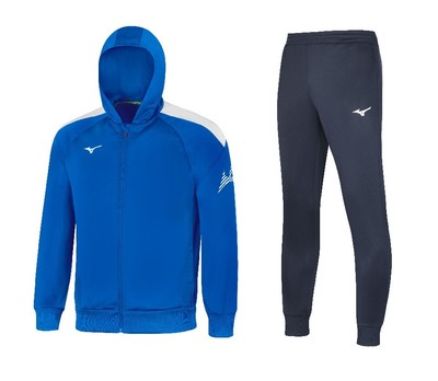 Mizuno Herren RB Core Training Anzug (Jacke + Hose), All Sport - (Royal/Navy)
