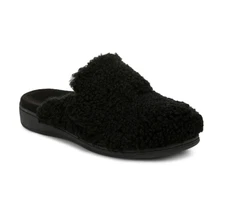 BEST SELLING WOMEN'S VIONIC Gemma II Mule Slippers, Black Shearling