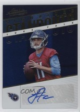 2018 Panini Absolute Signature Standouts Spectrum Blue Luke Falk Auto 14kx