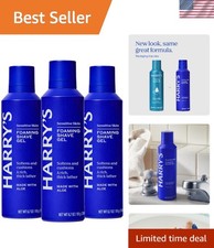 Men's Hydrating Foaming Shave Gel with Aloe - Smooth Soothing Shave